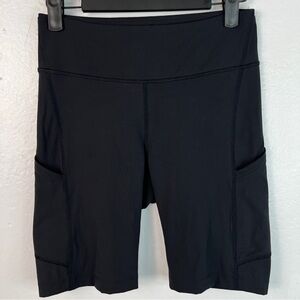 Outdoor Voices Black Pocket Biker Shorts Size Small
